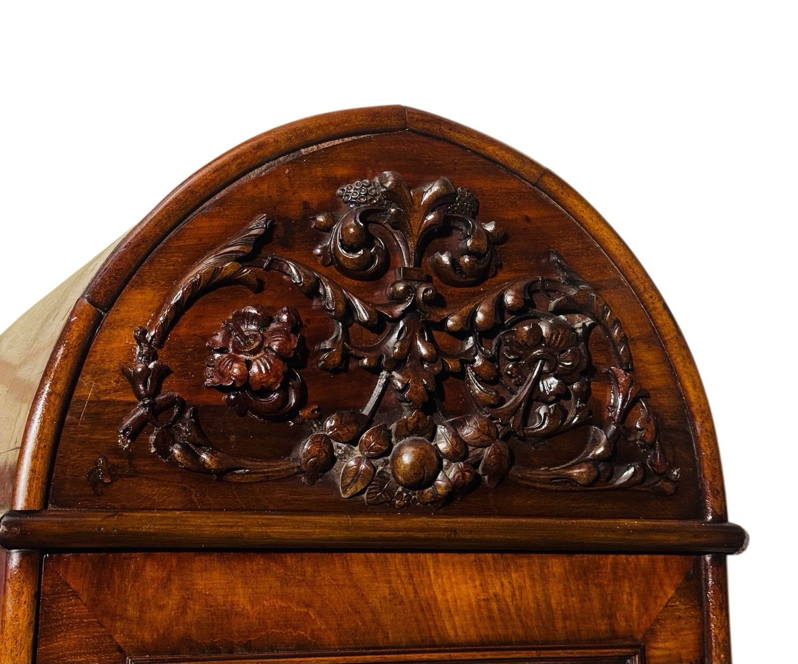 photo buy Antique Flemish Mahogany Wardrobe  Combination Wardrobe Dome Top Victortian