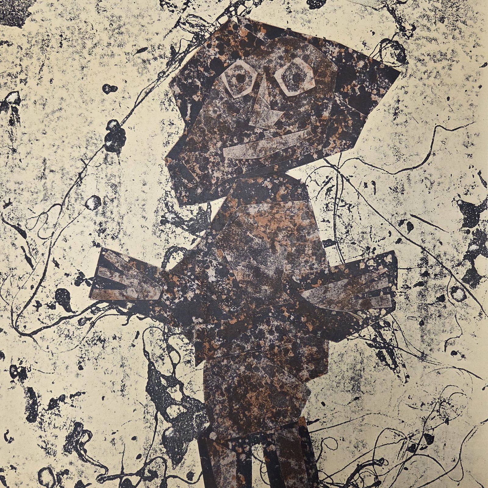 Jean Dubuffet (1901-1985) Musée des Arts Décoratifs - Jean Dubuffet Exhibition, 1960-1961 photo furniture