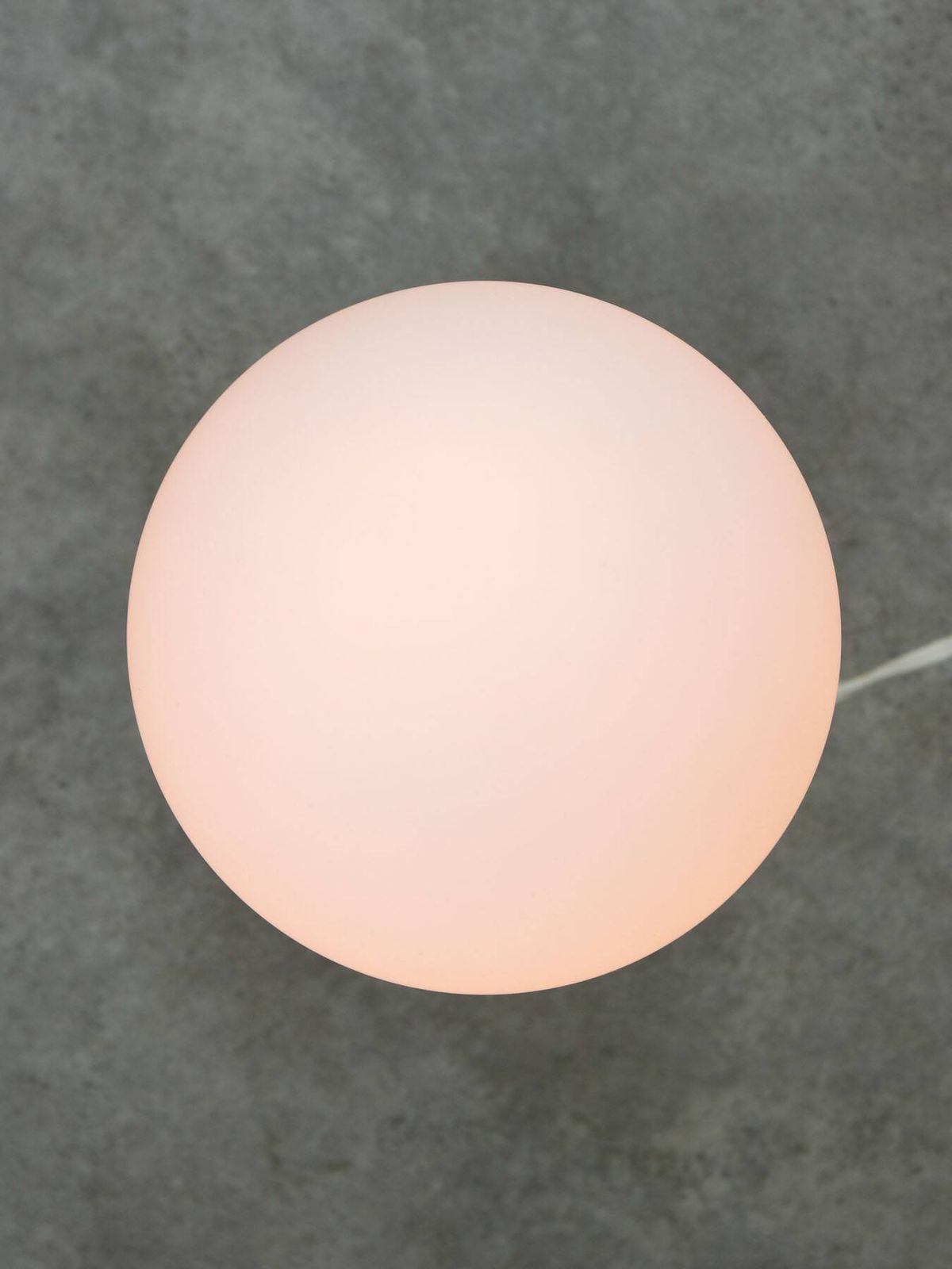 photo for sale Mid Century Italian Floral Table Lamp In Ceramic And Opaline Glass