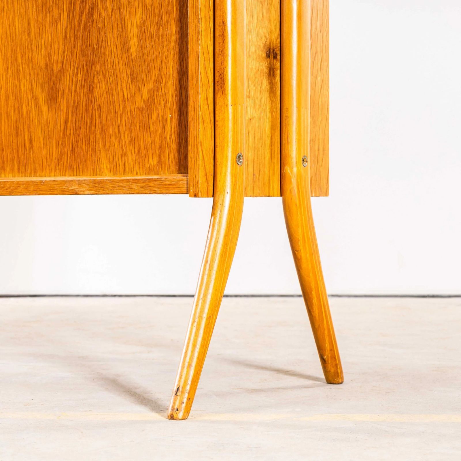 photo furniture 1960’s Tall Glass Mid Century Shelving Unit