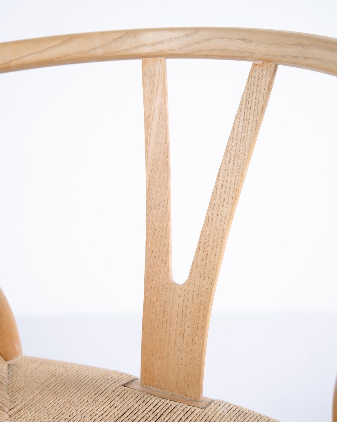Set Of Wishbone Chairs   Model Ch24   Oak & Natural Wicker   Hans J. Wegner   Carl Hansen & Son   1960s photo buy