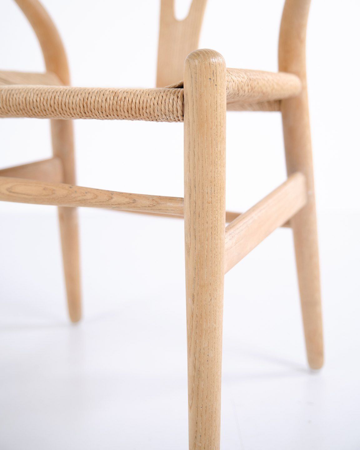 photo furniture Set Of Wishbone Chairs   Model Ch24   Oak & Natural Wicker   Hans J. Wegner   Carl Hansen & Son   1960s