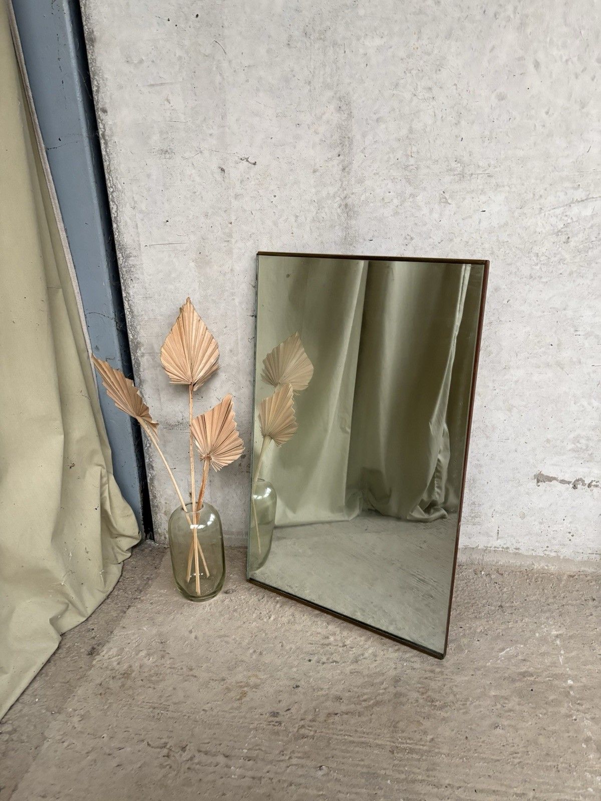Vtg Mid Century Wall Hallway Mirror Retro R971 photo Home Decor
