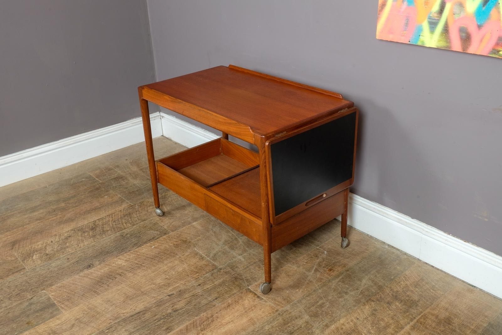 Vintage Retro G Plan Danish Range Tea Drinks Trolley By Ib Kofod Larsen photo Furniture
