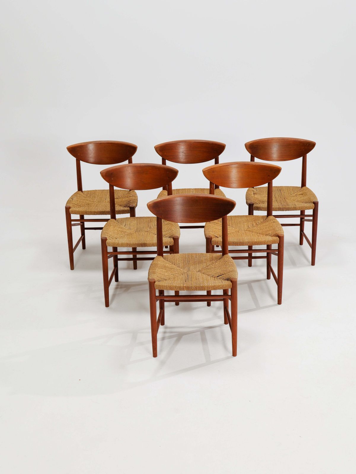 Model 316 Dining Chairs By Peter White & Orla Moelgard Nielsen For Søborg Møbelfabrik, 1958, Set Of 6 photo furniture