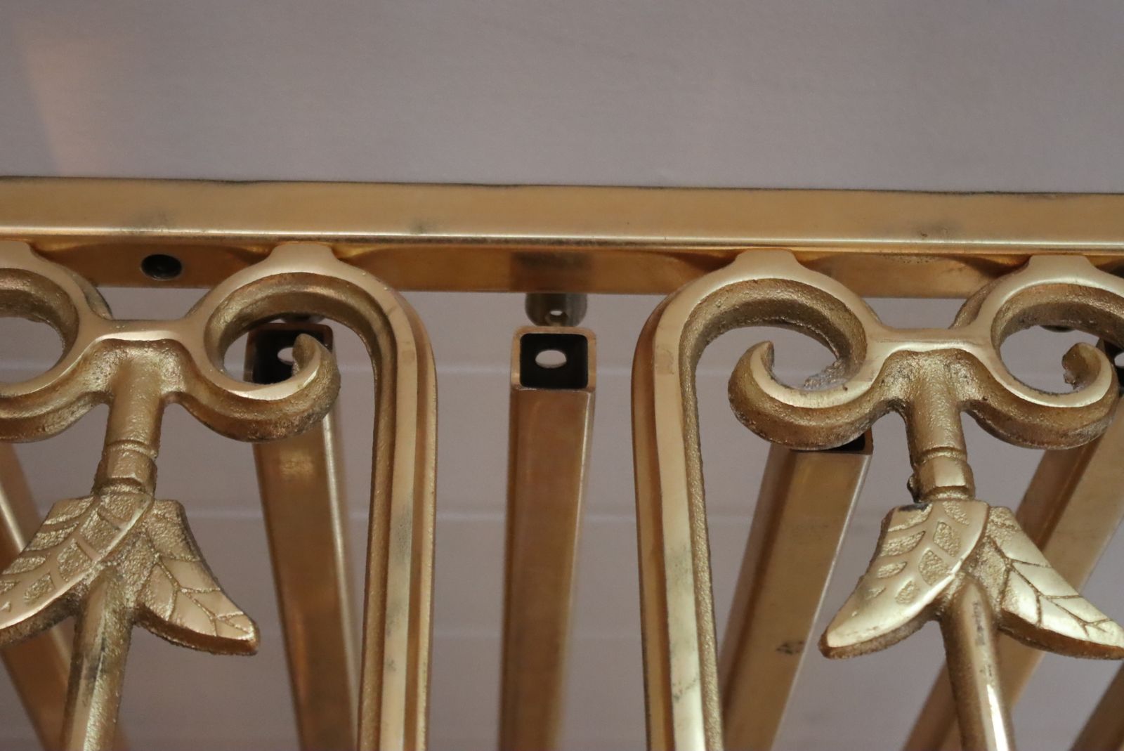 Home Fixtures Substantial 24 Carat Plated Bird Cage photo
