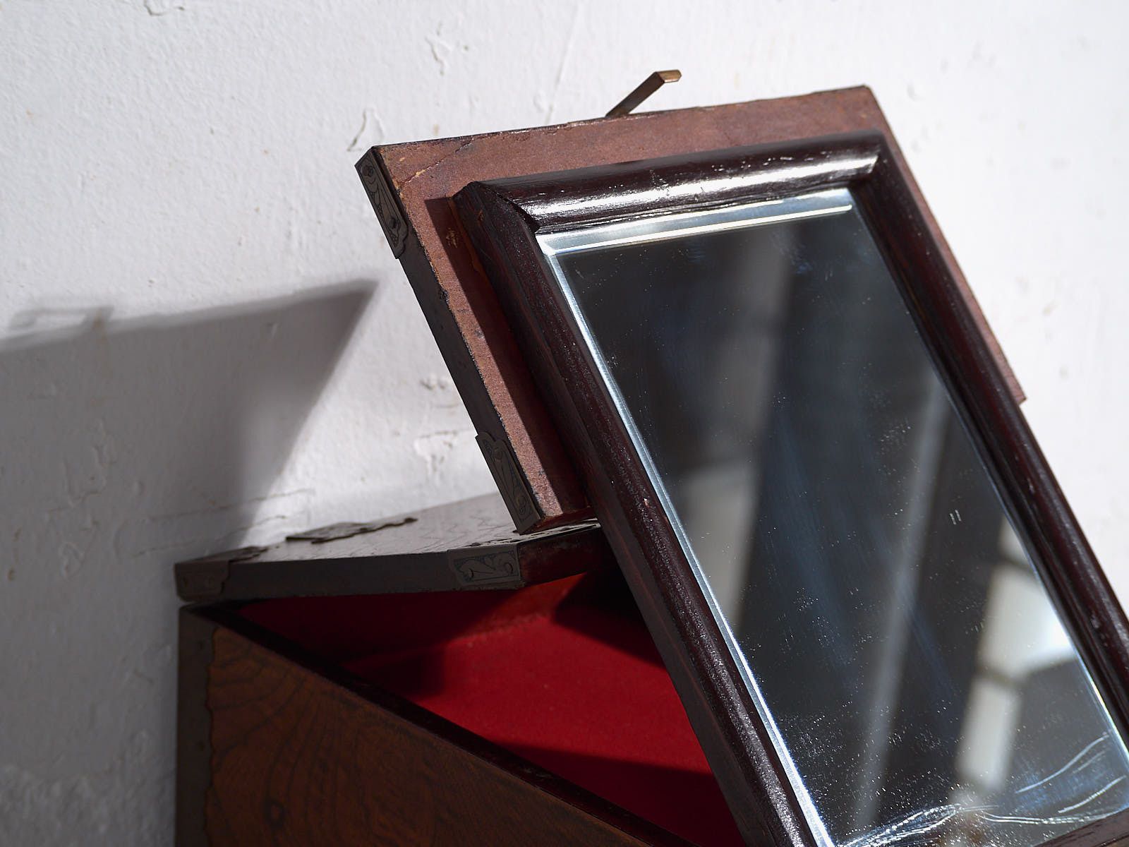 photo for sale Antique Mirror Vanity In Zelkova Wood – Korea, Circa 1900