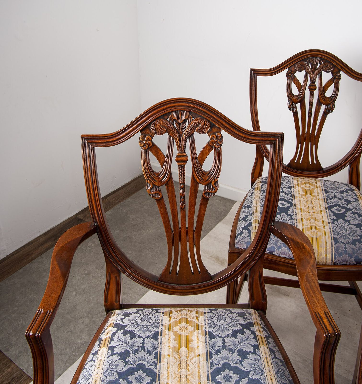 Set Of 8 Mid 20th Century Mahogany Dining Chairs By Rackstraw photo for sale