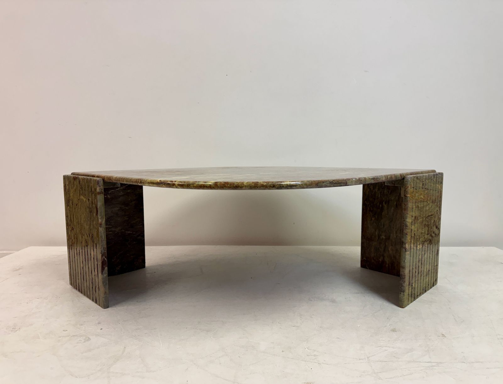 Late 20th Century Eye Shaped Marble Table photo Furniture