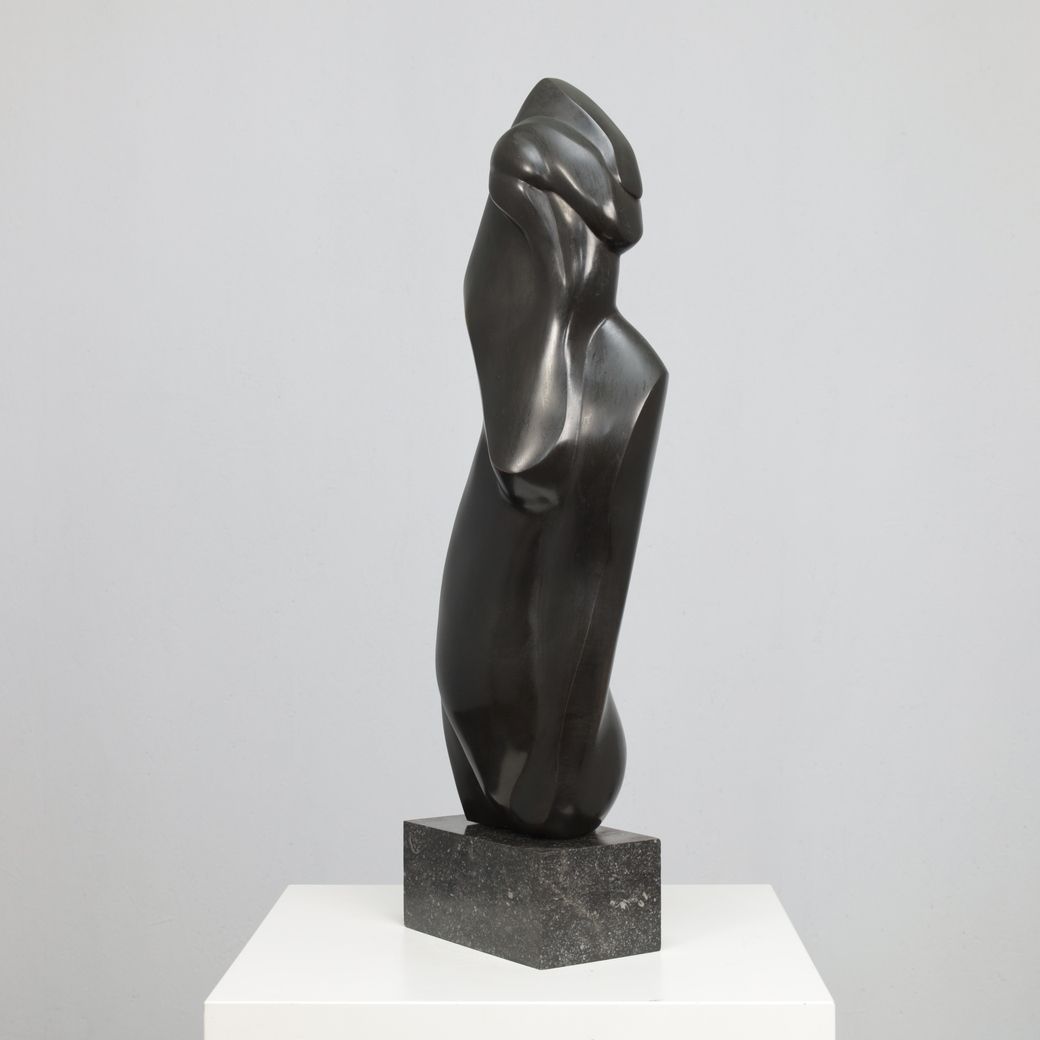 Bronze Woman Figure Sculpture By Francine Govers, Netherlands, 1990s photo furniture