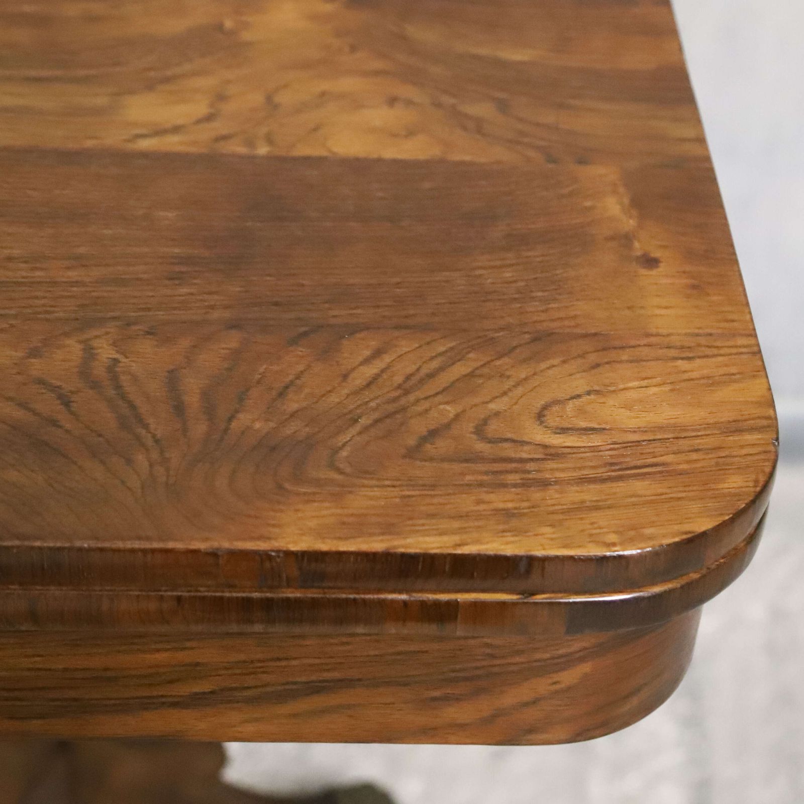 photo for sale Regency Rosewood Tea Table With Fold Over Top And Original Brass Castors
