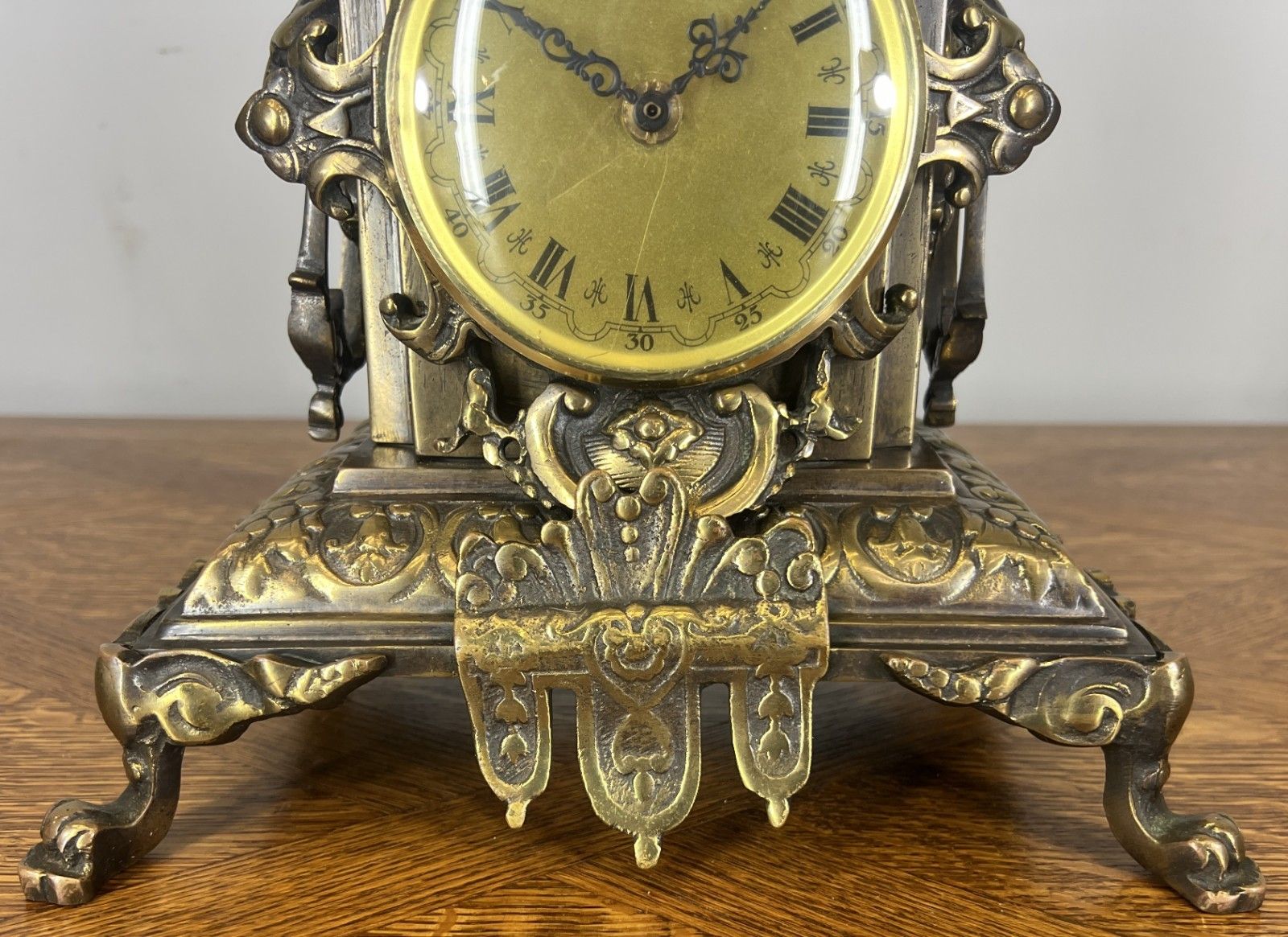 Clock Vintage French Style Mantel Clock Garniture With Candelabras Lot 4649 photo buy