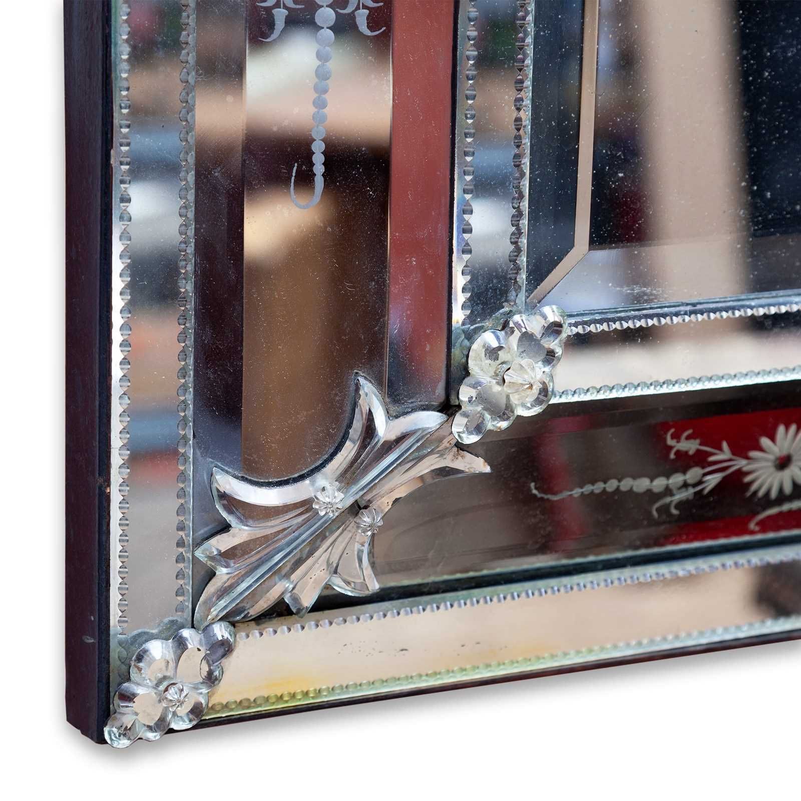 Mid  20th Century Venetian 'Cushion' Mirror photo buy
