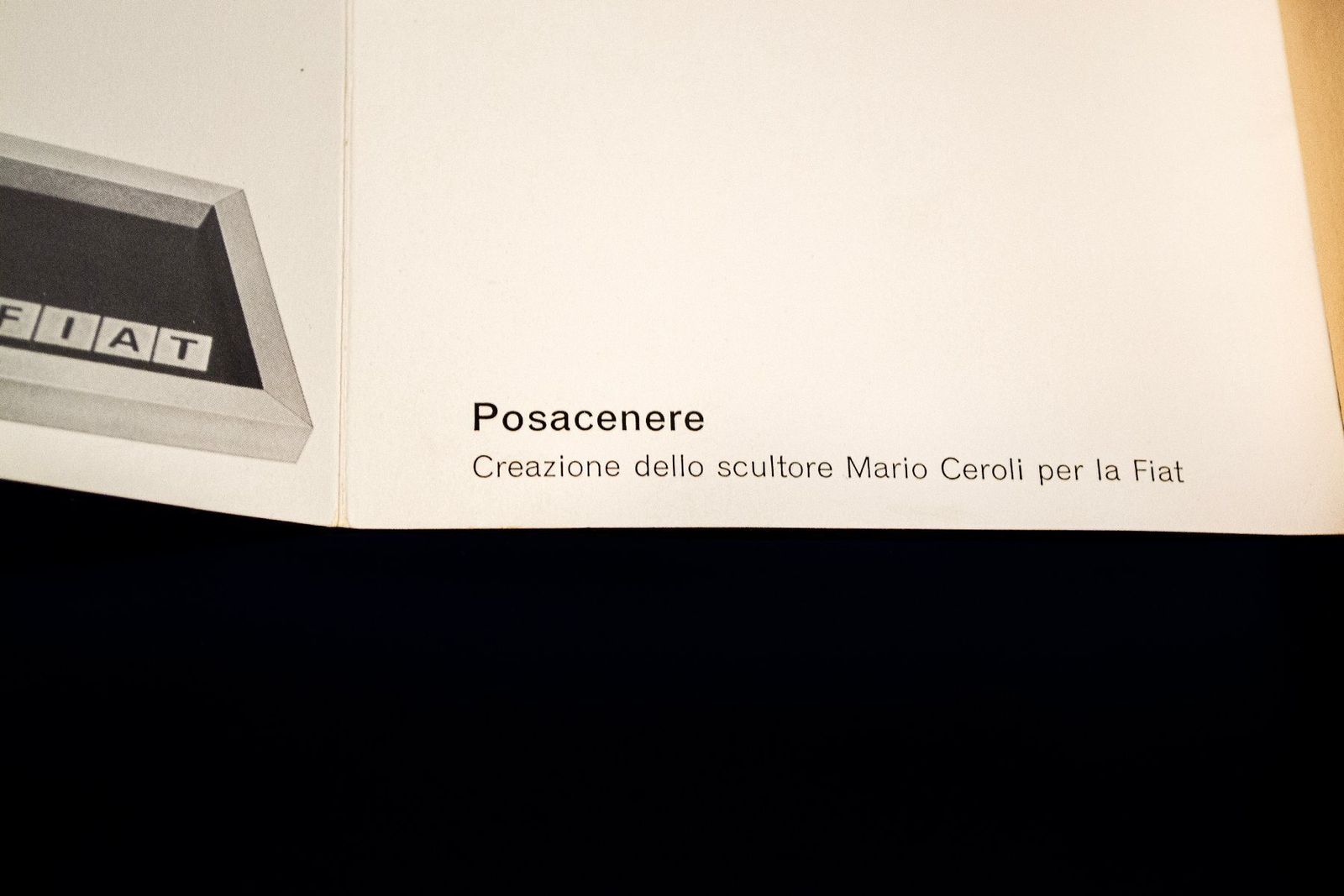 Ashtray Or Pocket Emptier By Mario Ceroli For Fiat Poltronova, 1970s photo for sale