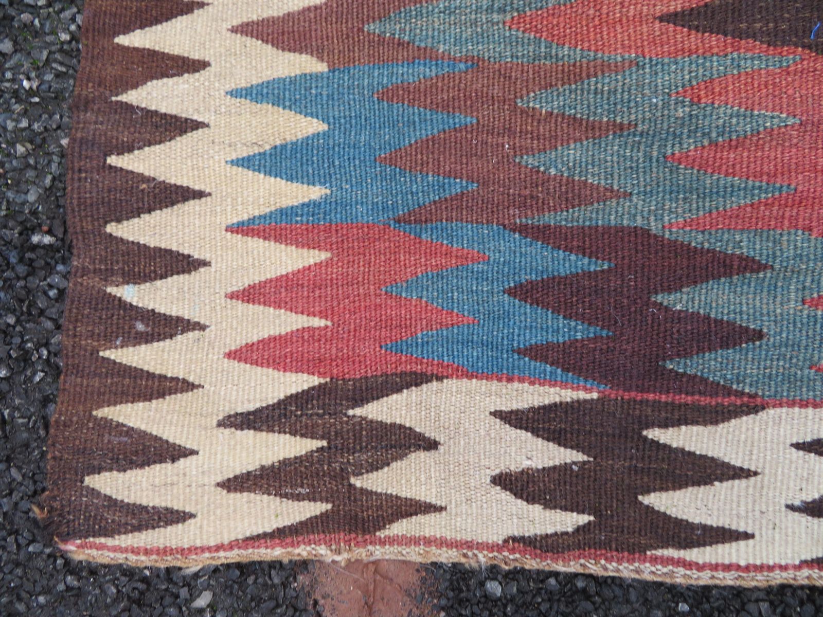Rare Design Azerbaijan Mianeh Long Kilim Rug. 303cm X 120cm. photo buy