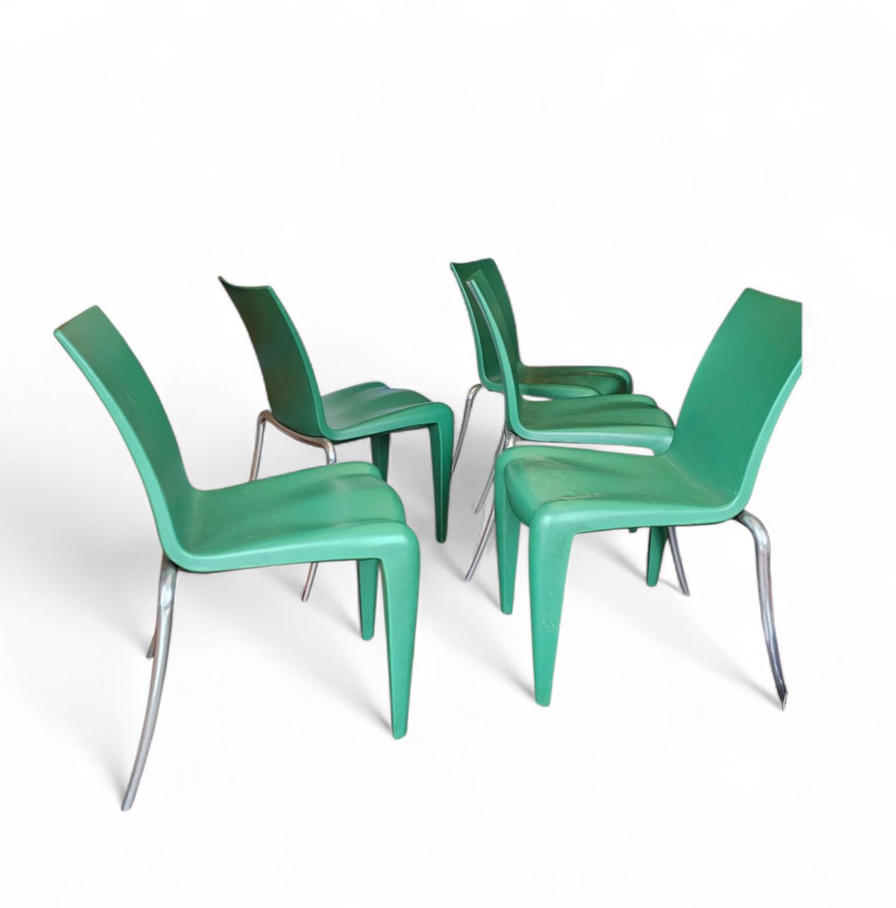 5 X Louis 20 Chair By Philippe Starck For Vitra / 1990s photo vintage