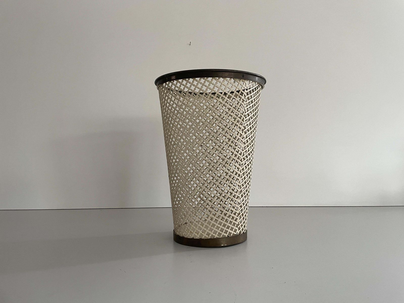 Mid Century Modern Brass And Metal Paper Waste Basket, 1960s, Germany photo furniture