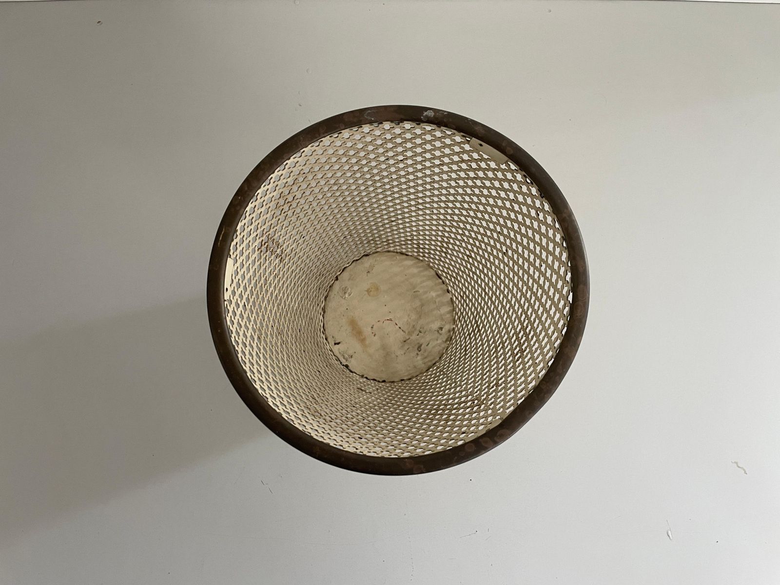 Mid Century Modern Brass And Metal Paper Waste Basket, 1960s, Germany photo buy