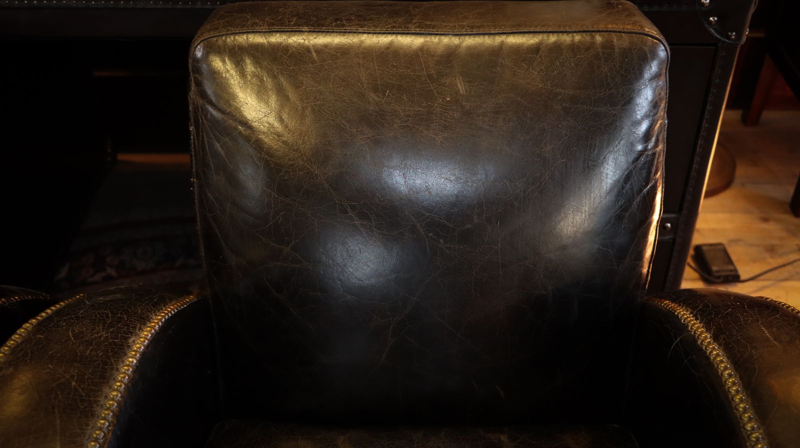 Sublime Pair Timothy Oulton Rockefeller Leather Armchairs Cigar Club Rare photo vintage