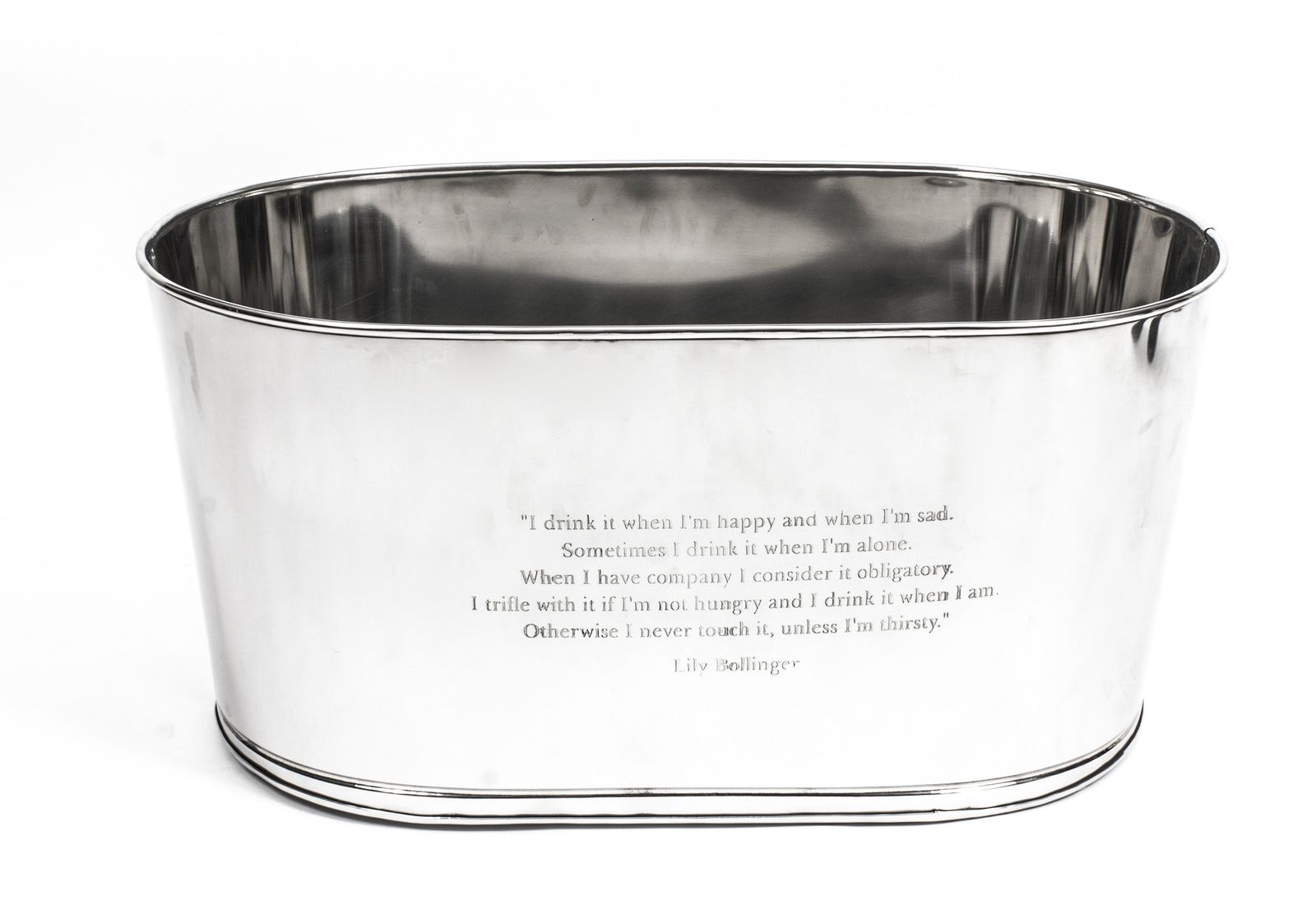 Vintage Large 8 Bottle Wine Champagne Cooler Ice Bucket 20th Century photo for sale