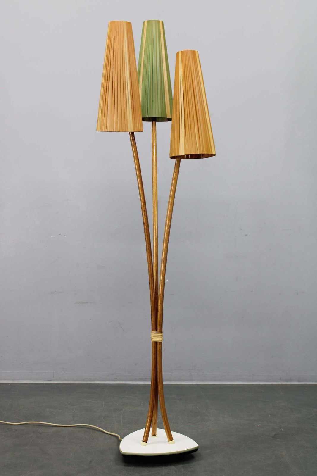 Mid Century Modern Floor Lamp By Pgh Leuchtenbau, East Germany, 1960s photo furniture