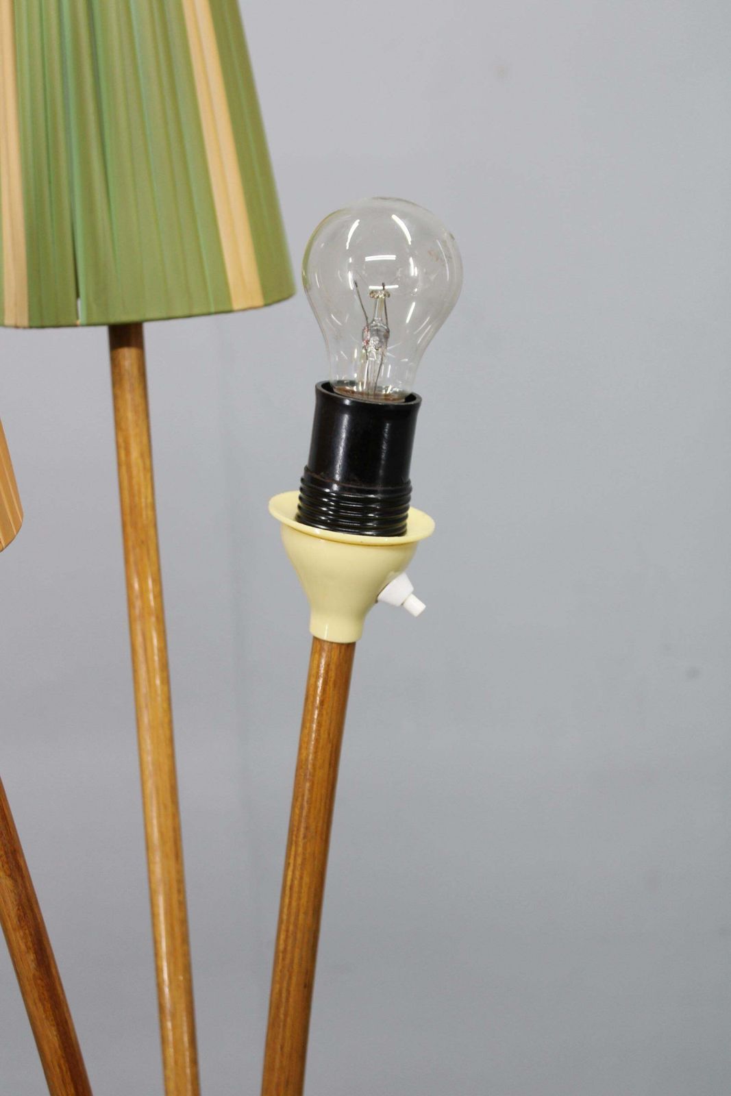 Mid Century Modern Floor Lamp By Pgh Leuchtenbau, East Germany, 1960s photo vinterior