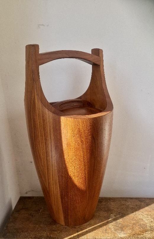 Teak Congo Ice Bucket By Jens Quitsgaard For Dansk Designs, 1954 photo Home Decor