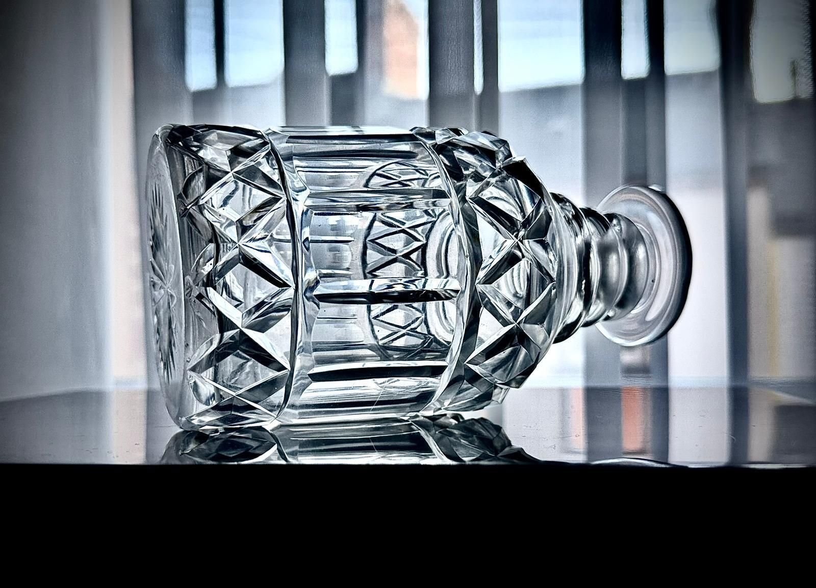 photo buy Georgian Cut Glass Decanter, England C.1820 – Early 19th Century