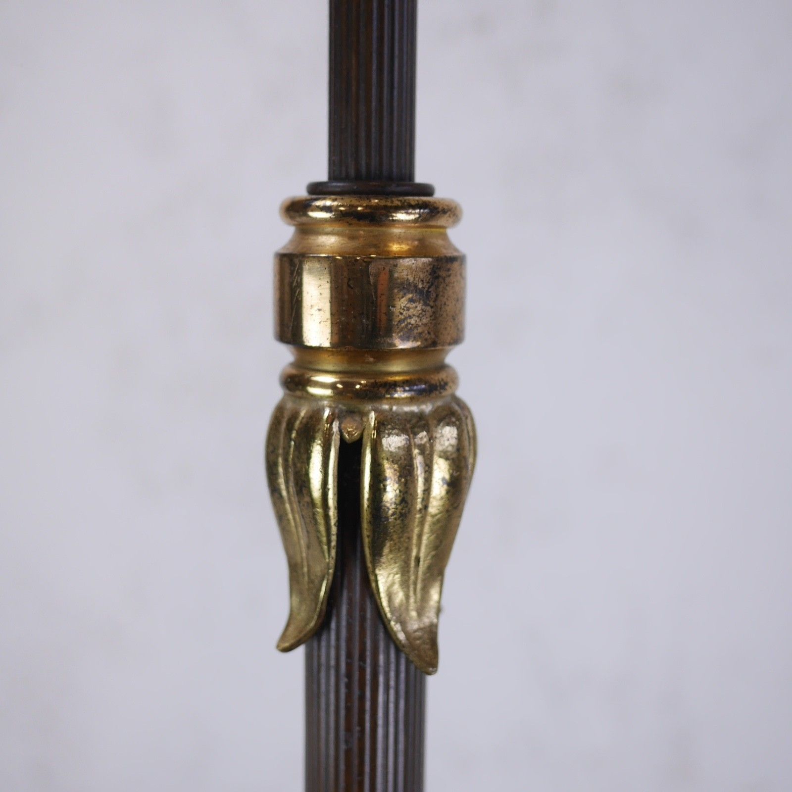 photo buy Vintage Hollywood Regency Brass Bronze Floor Standard Lamp Maison Style #103073