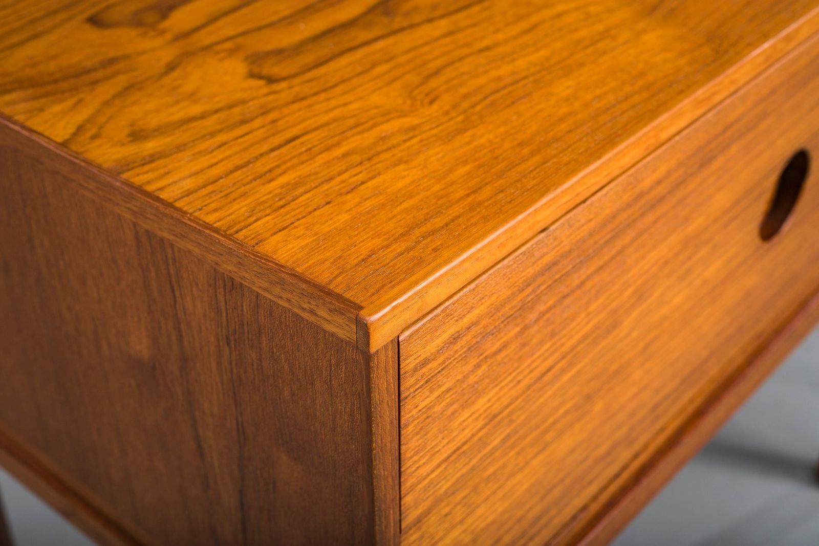 Mid Century Modern No. 384 Bedside Table In Teak By Aksel Kjersgaard, Denmark, 1960s photo for sale