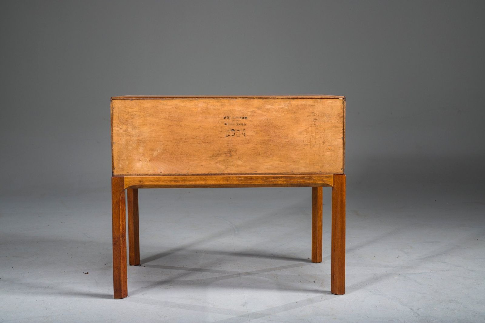Mid Century Modern No. 384 Bedside Table In Teak By Aksel Kjersgaard, Denmark, 1960s photo vinterior