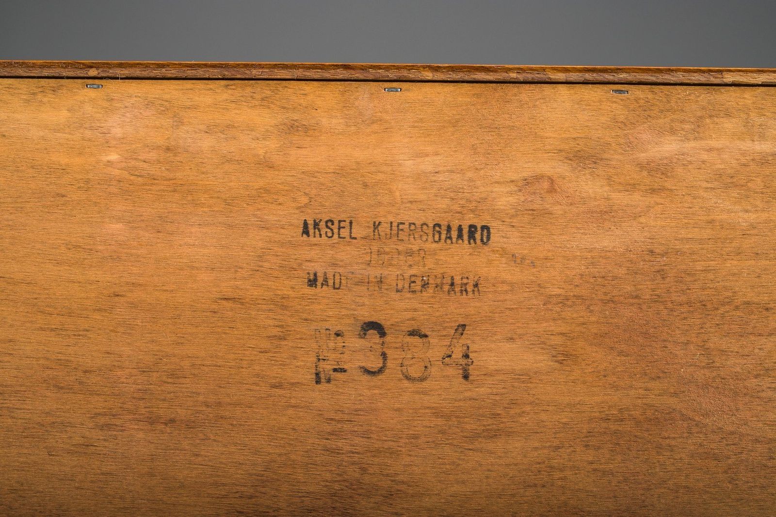1659.0 Mid Century Modern No. 384 Bedside Table In Teak By Aksel Kjersgaard, Denmark, 1960s photo