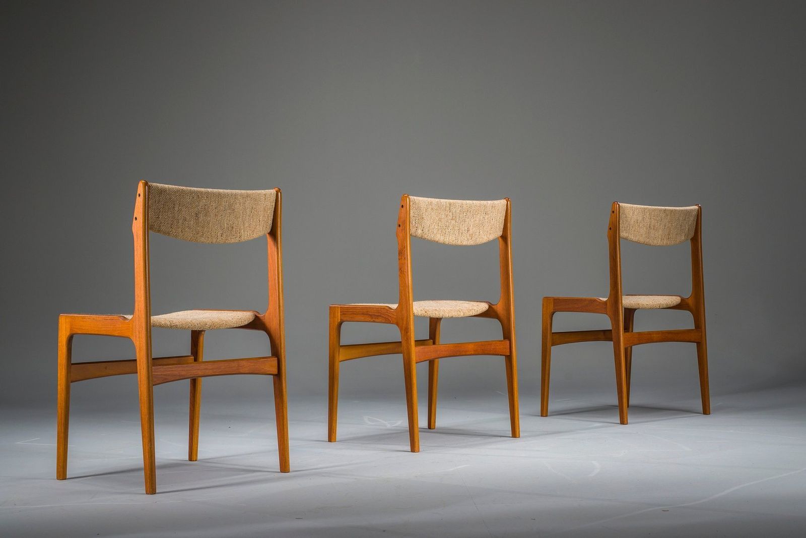 Teak Dining Chairs Attributed To Erik Buch For Anderstrup Stolefabrik, Denmark, 1970s, Set Of 3, Set Of 3 photo furniture
