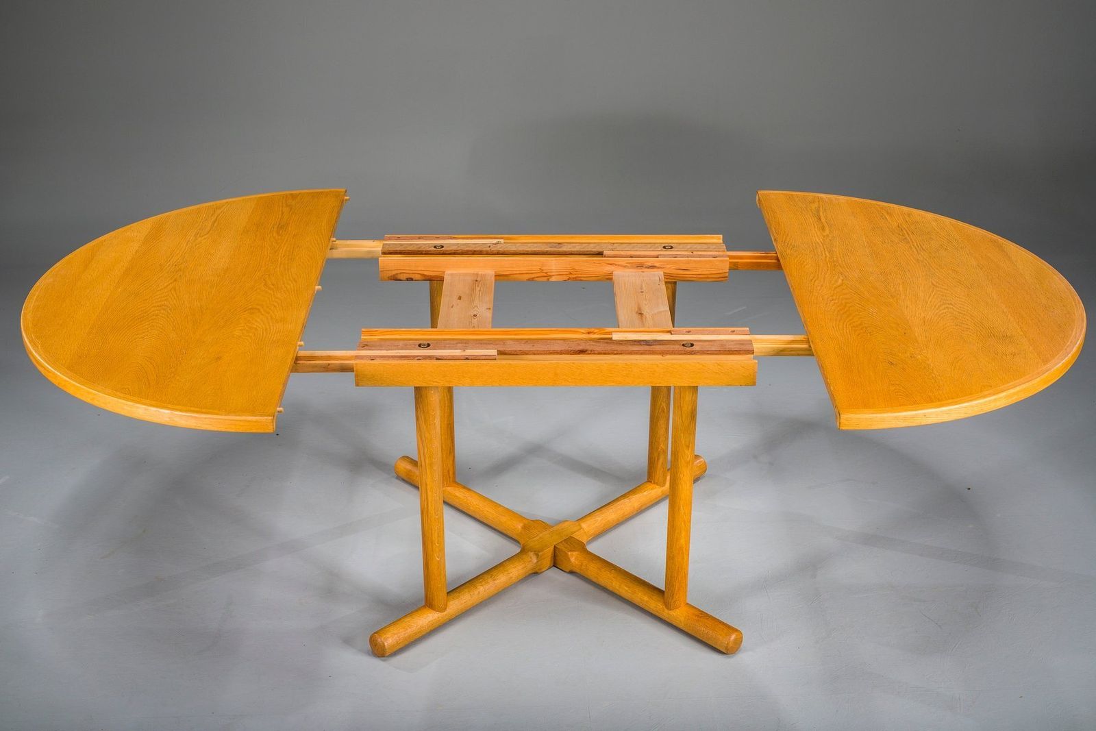 photo vinterior Danish Extendable Oak Dining Table By Kurt østervig For Jason Møbler, 1950s