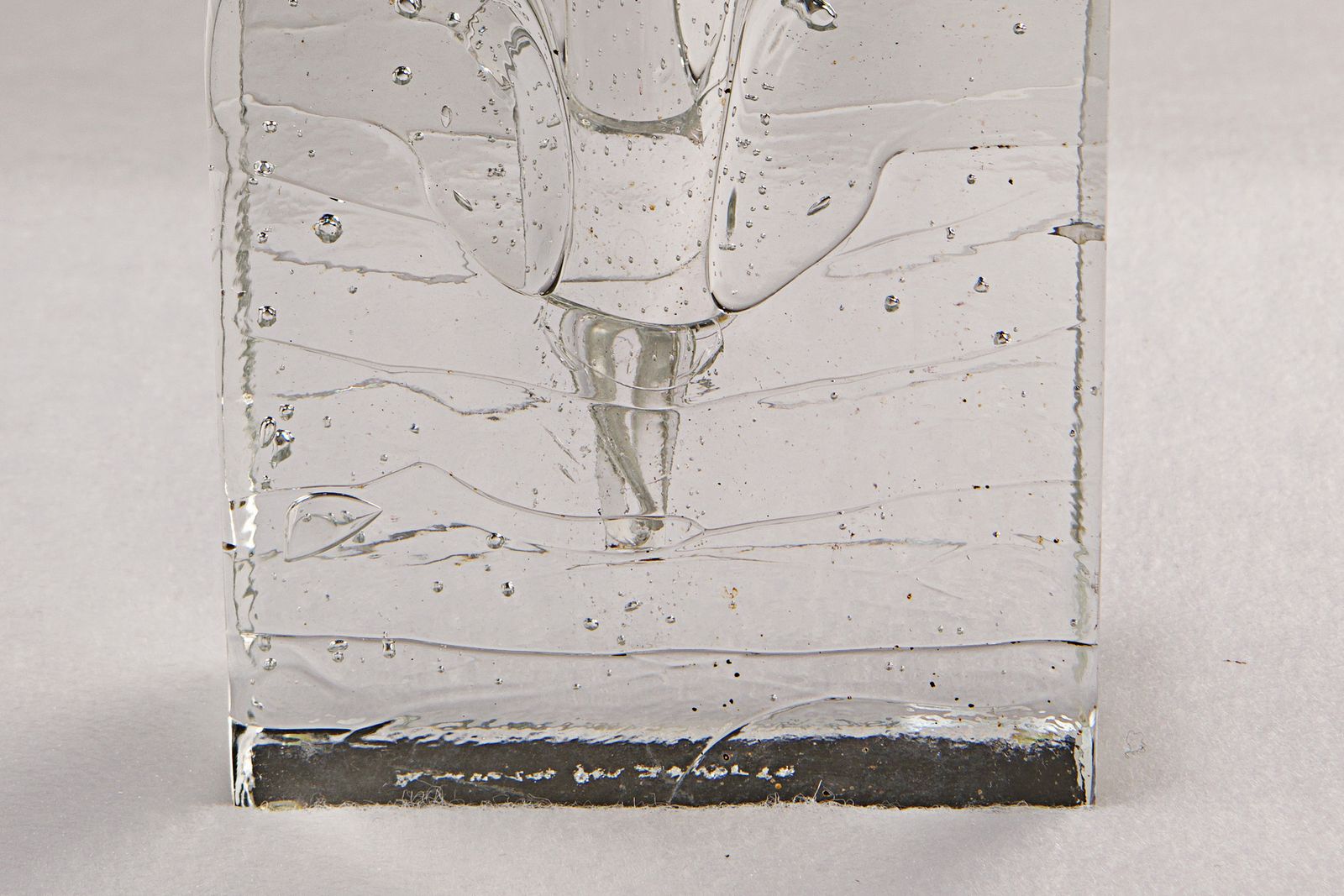 'L'ultimatum' Vase In Glass   Sem Schanzer (As L'anverre) photo buy