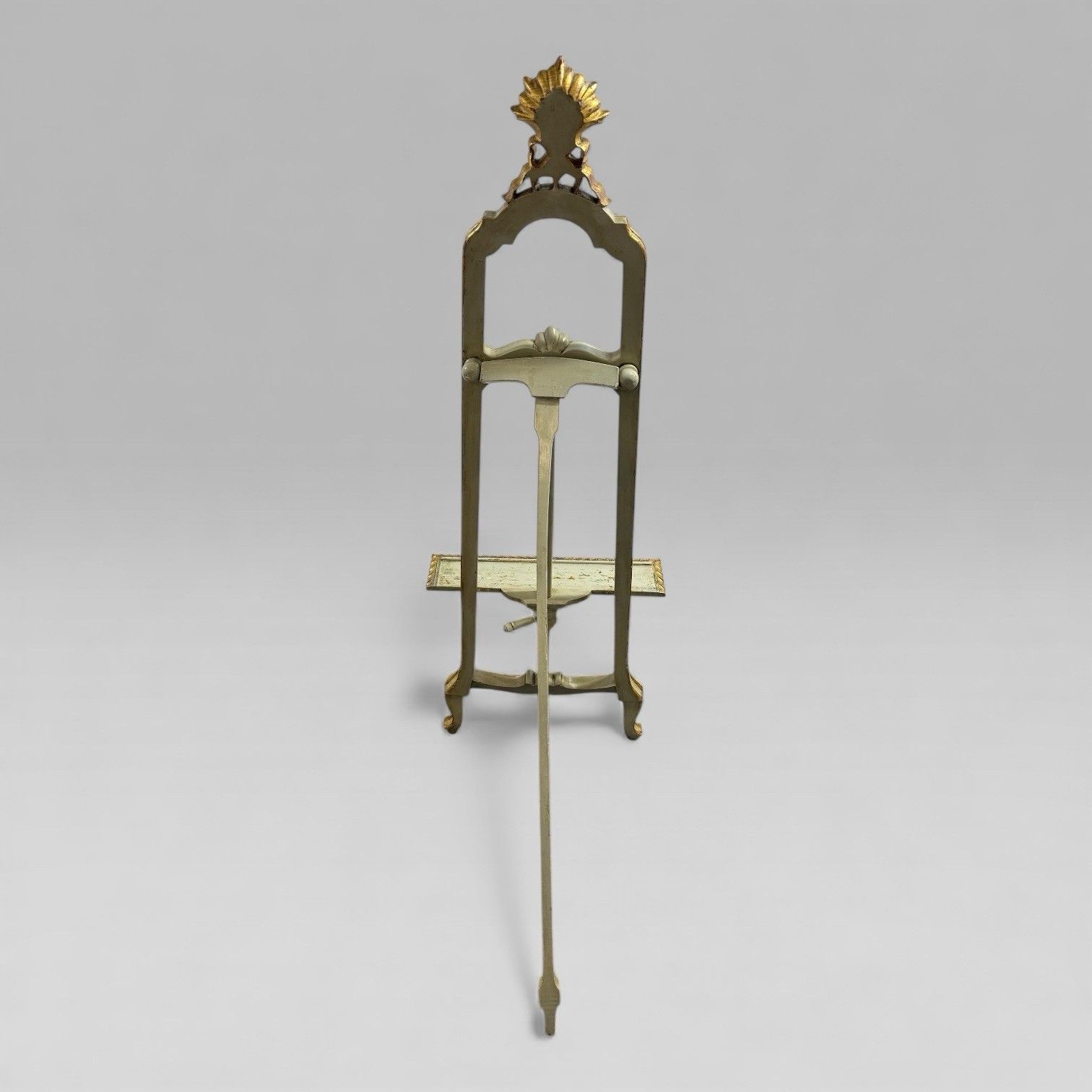 Antique Victorian Painted And Gilt Louis XV Style Artist’s Easel, Film Prop photo 1200.0