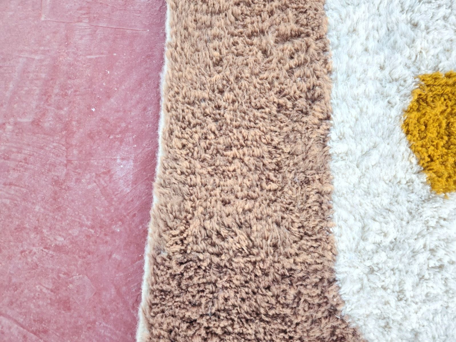 Large Abstract Contemporary Beni Ourain Rug   Hand Knotted Moroccan Wool   300x200cm photo 680.0