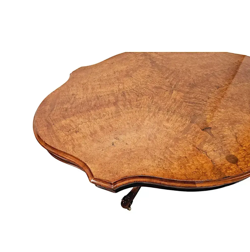 A Gorgeous Irish 19th Century Fully Restored Centre Or Dining Table In The Manner Of Strahan photo buy