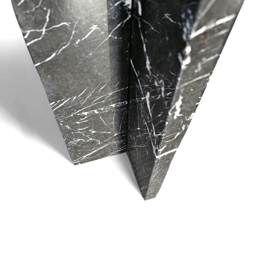 photo for sale Wagneriana Marble Floor Lamp By Lella And Massimo Vignelli / 1980s
