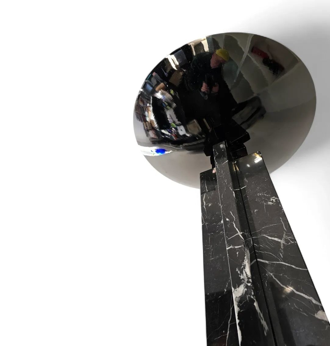 photo buy Wagneriana Marble Floor Lamp By Lella And Massimo Vignelli / 1980s