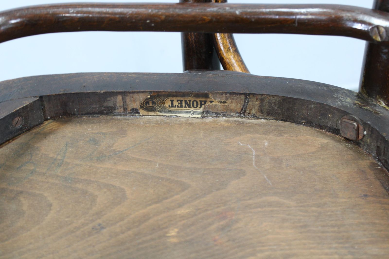 Pair Of Thonet Art Nouveau Bentwood Chairs, Czechoslovakia, 1920s photo buy