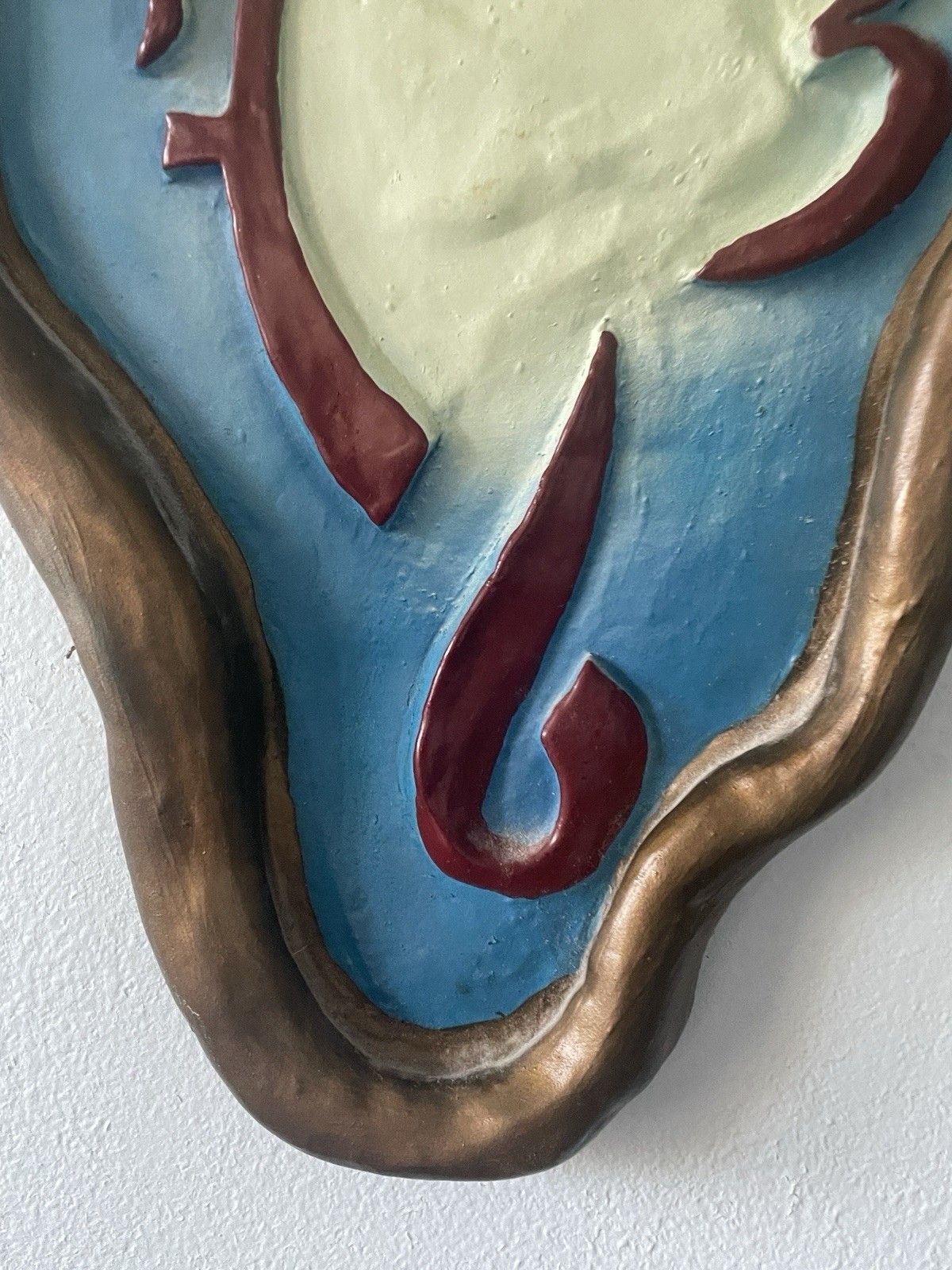 Inspired By Works Of Art By Salvador Dali Melting Wall Clock Montre Molle 1990’s photo vintage