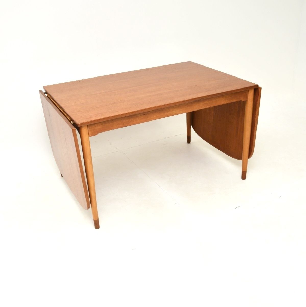 Danish Teak Vintage Drop Leaf Dining Table By Borge Mogensen photo furniture
