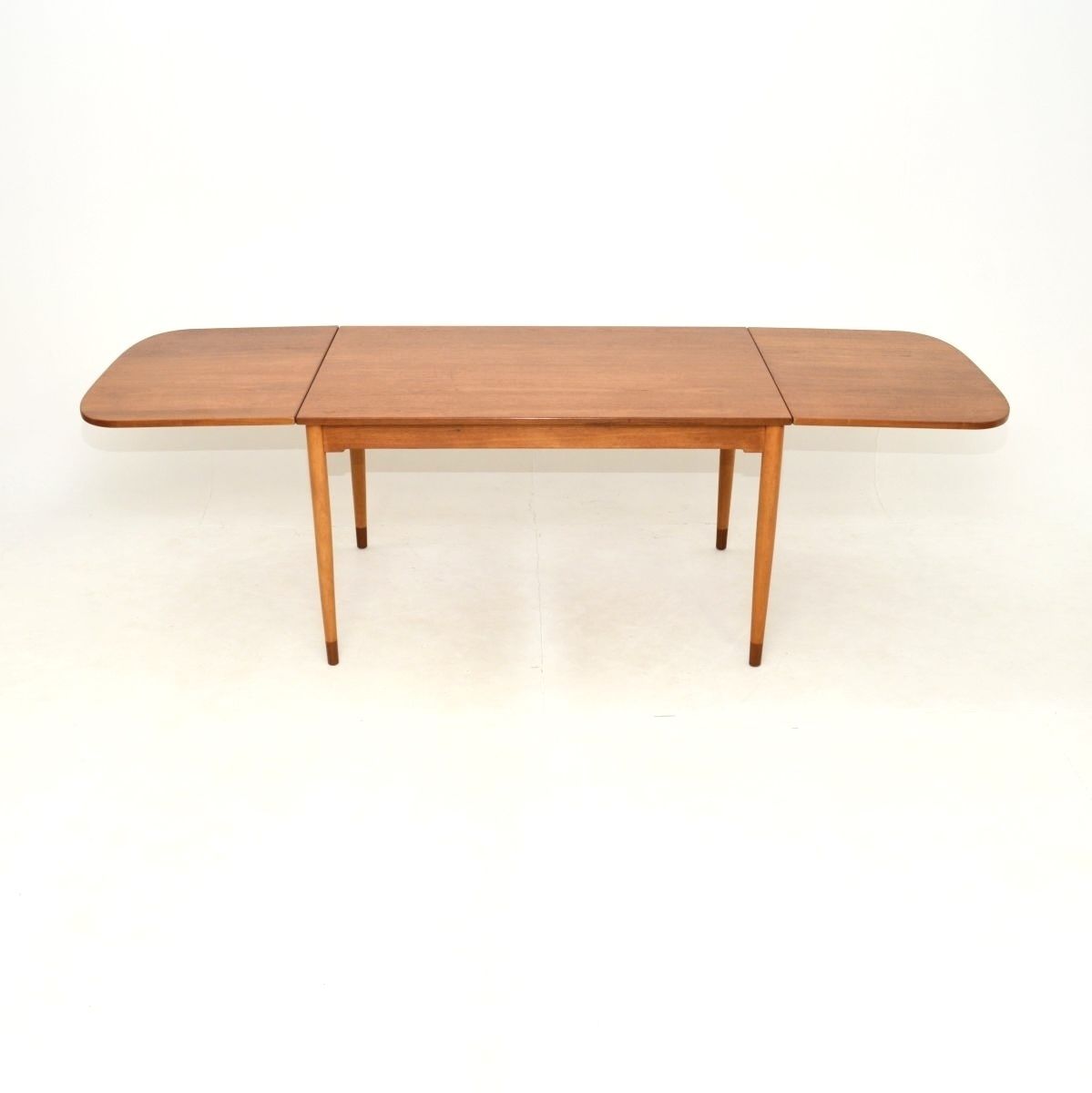 Danish Teak Vintage Drop Leaf Dining Table By Borge Mogensen photo Furniture