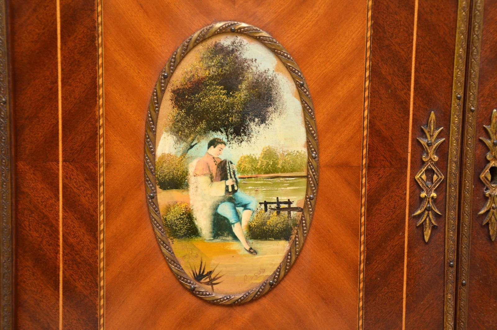 Antique French Ormolu Mounted Escritoire Desk photo buy
