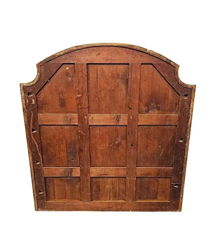 A Fabulous Elegantly Simple Large 19th Century Giltwood Overmantel Mirror photo vinterior