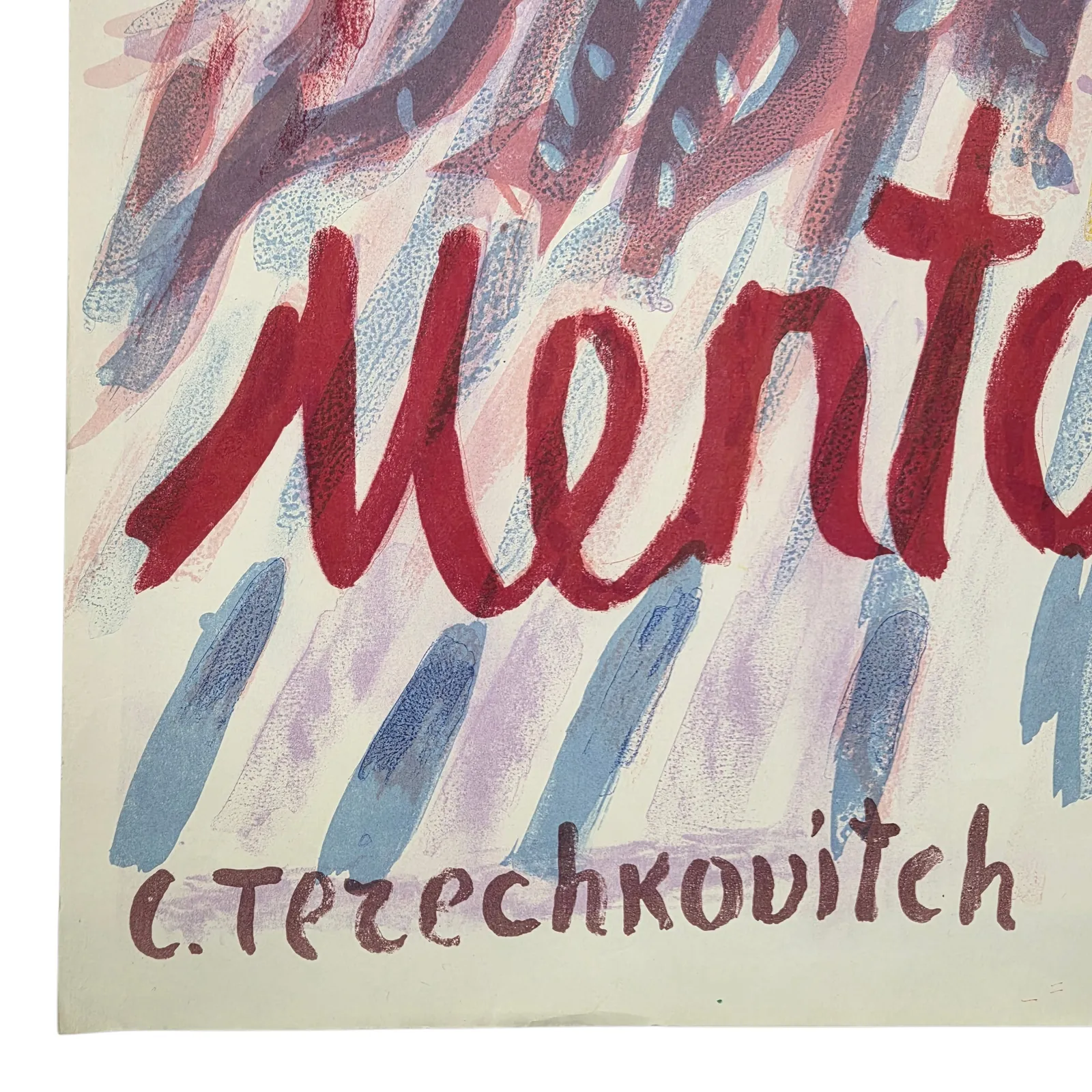 Constantin Terechkovitch (1902-1978) Menton - Mer, Monts Et Merveilles photo for sale