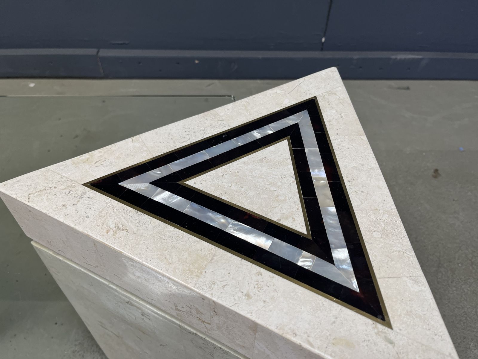 Vintage Tessellated And Mother Of Pearl Coffee Table, 1980s photo Furniture