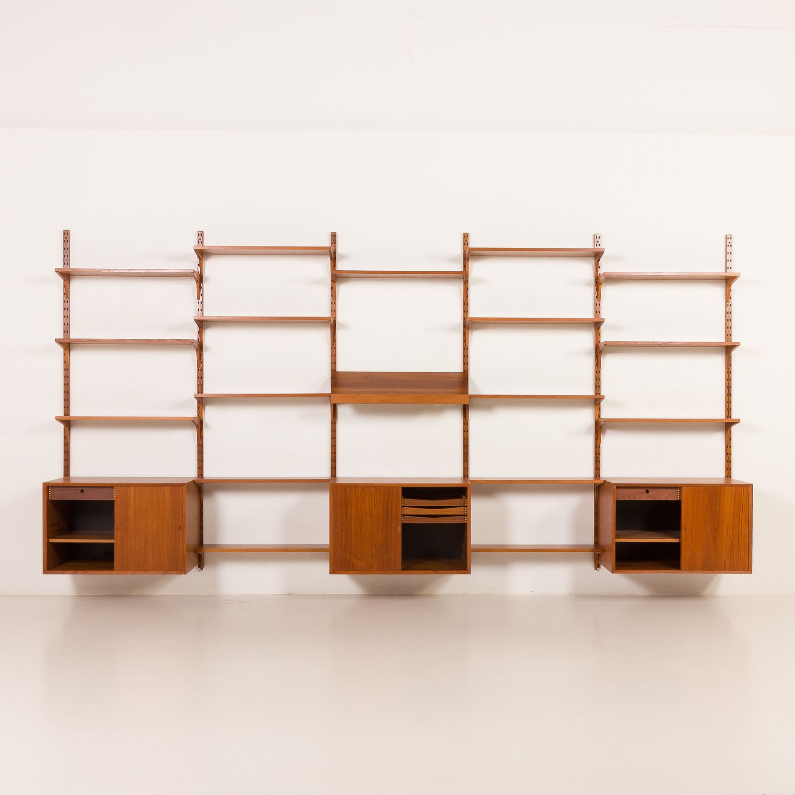 Poul Cadovius Extra Large Teak Wall Unit For Cado, 1960s. photo buy