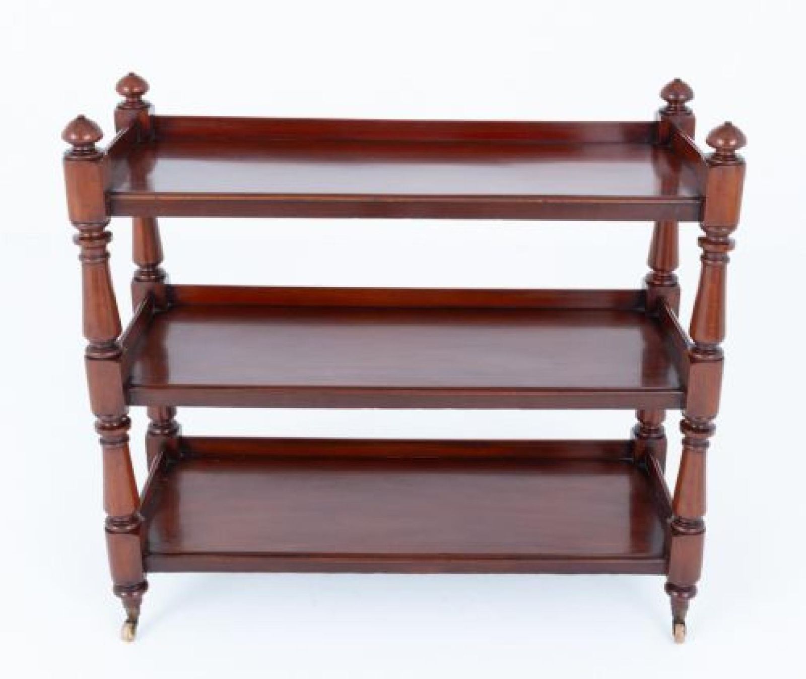 Victorian Dumb Waiter Book Shelf Mahogany 1860 photo 1395.0